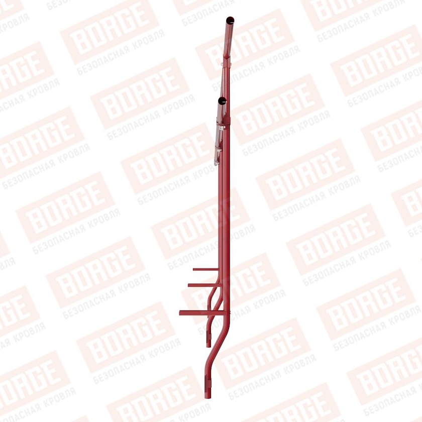 Ограждение парапетное BORGE H-120см, 3м, рубиново-красный (RAL 3003)