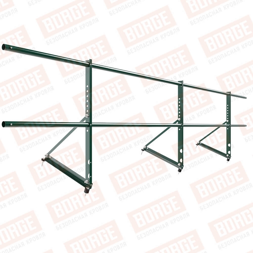 Ограждение декоративное NewLine H-60см, 3м, зеленый мох (RAL 6005)