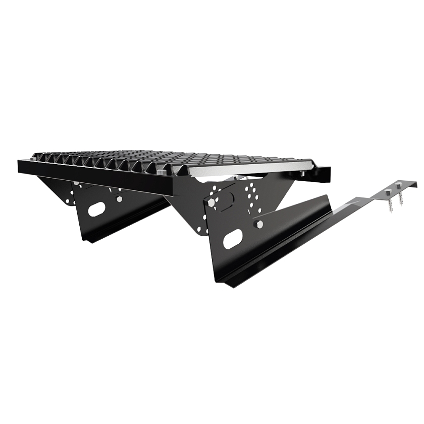 Ступень кровельная BORGE, для черепичной кровли, чёрный (RAL 9005)