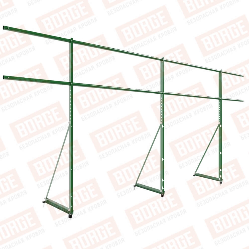 Ограждение декоративное NewLine H-120см, 3м, лиственно-зеленый (RAL 6002)