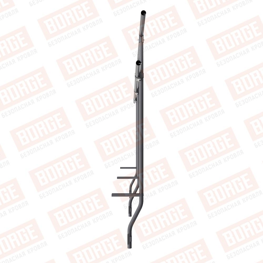 Ограждение парапетное BORGE H-120см, 3м, серый графит (RAL 7024)