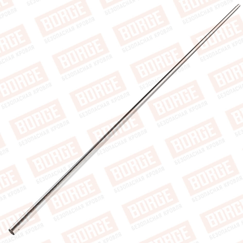 Труба ограждения BORGE D-32мм, 3м, цинк