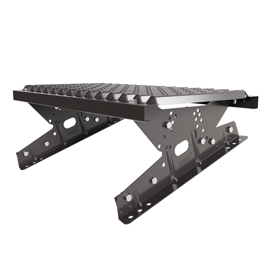 Ступень кровельная BORGE, для фальцевой кровли, серо-коричневый (RR 32)