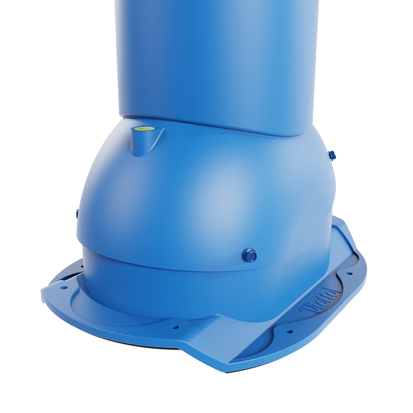 Роторная вентиляция Viotto, для МЧ Каскад, d-125мм, неутепленная, сигнально-синий (RAL 5005)