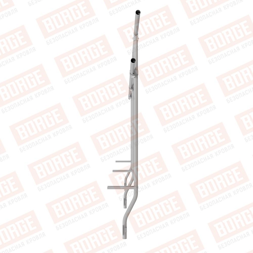 Ограждение парапетное BORGE H-120см, 3м, сигнально-серый (RAL 7004)