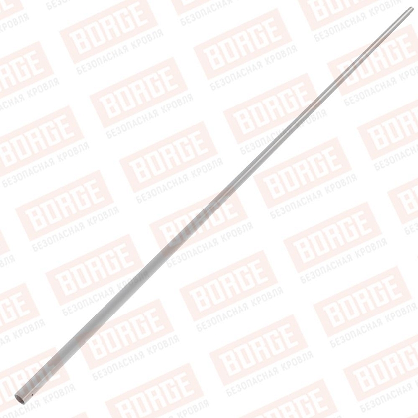 Труба Русский Рубеж D-25мм, 3м, оцинк., сигнально-серый (RAL 7004)