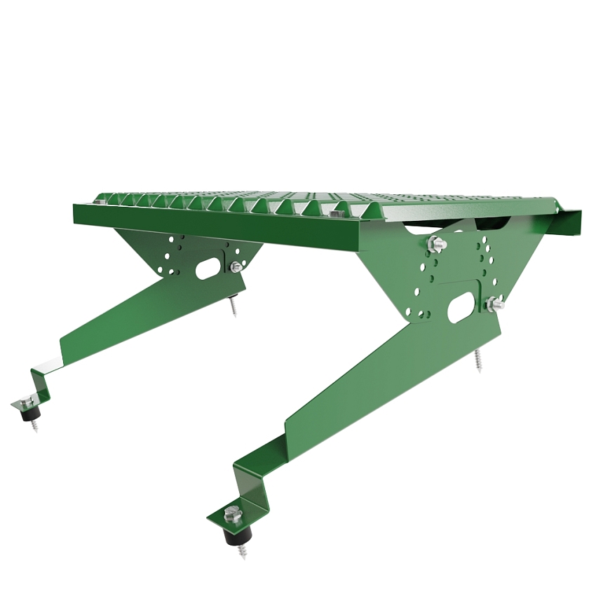 Ступень кровельная BORGE, для МЧ с высокой ступенькой, лиственно-зеленый (RAL 6002), 350мм