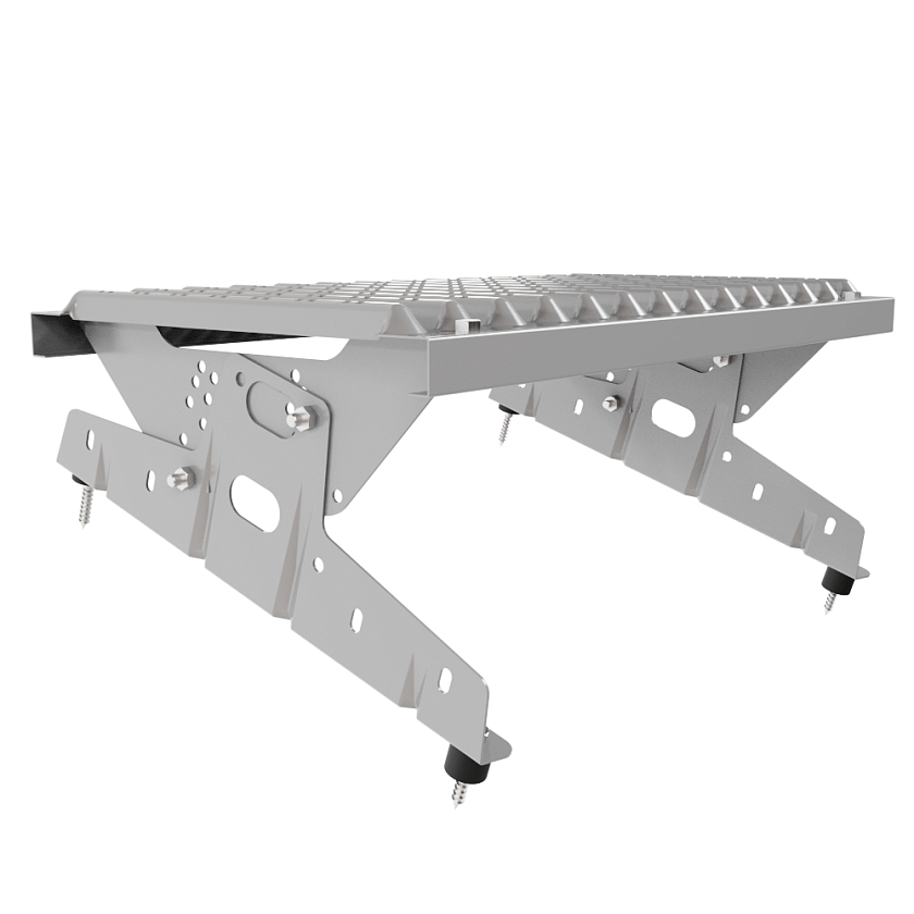 Ступень кровельная BORGE, сигнально-серый (RAL 7004)