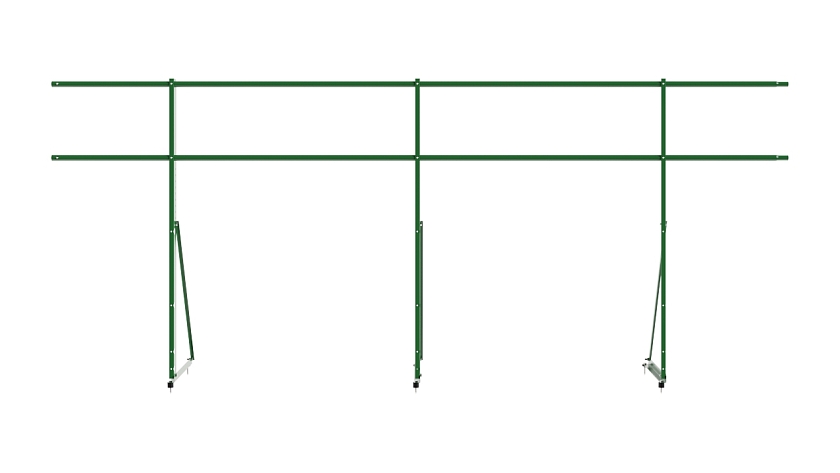 Ограждение кровельное NewLine H-120см, 3м, лиственно-зеленый (RAL 6002)