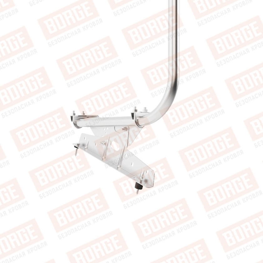 Ограждение кровельное BORGE H-120см, 3м, цинк