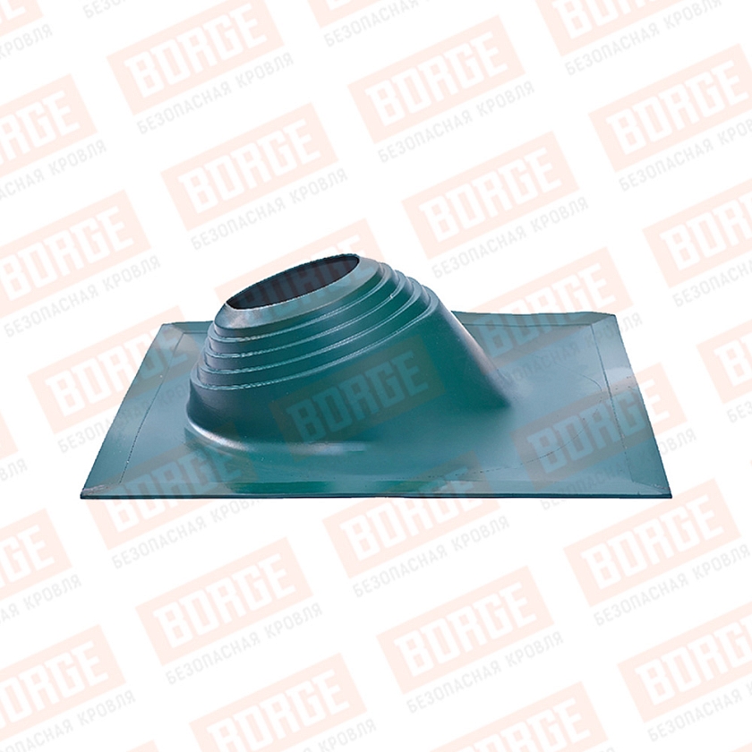 Проходка кровельная угловая №2 d180х280 цв. зеленый