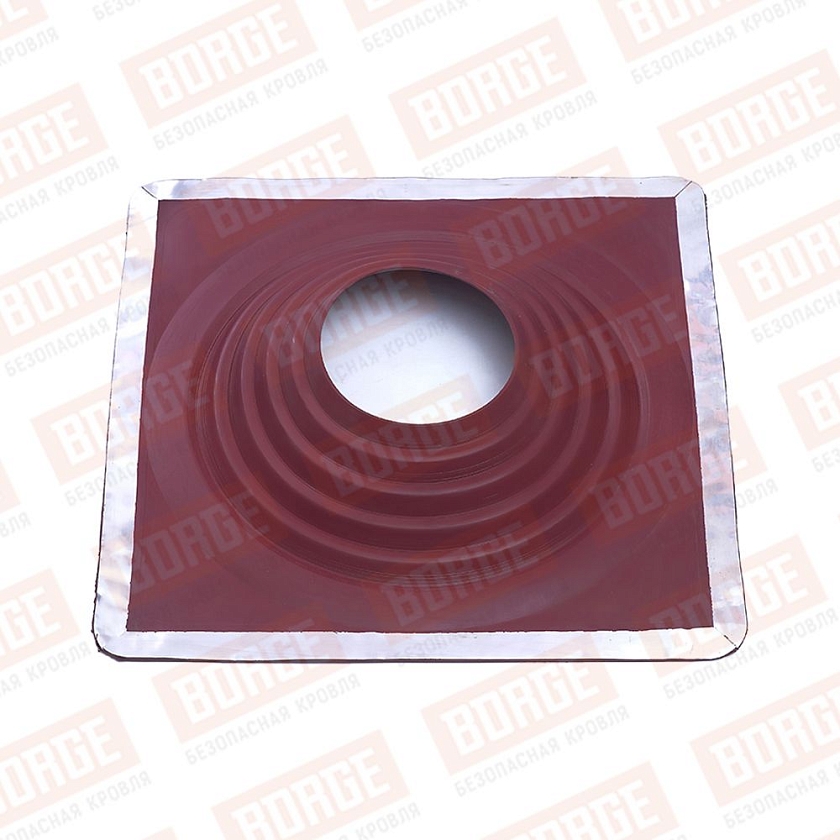 Проходка кровельная прямая №9 d254-502 мм, цв. красный