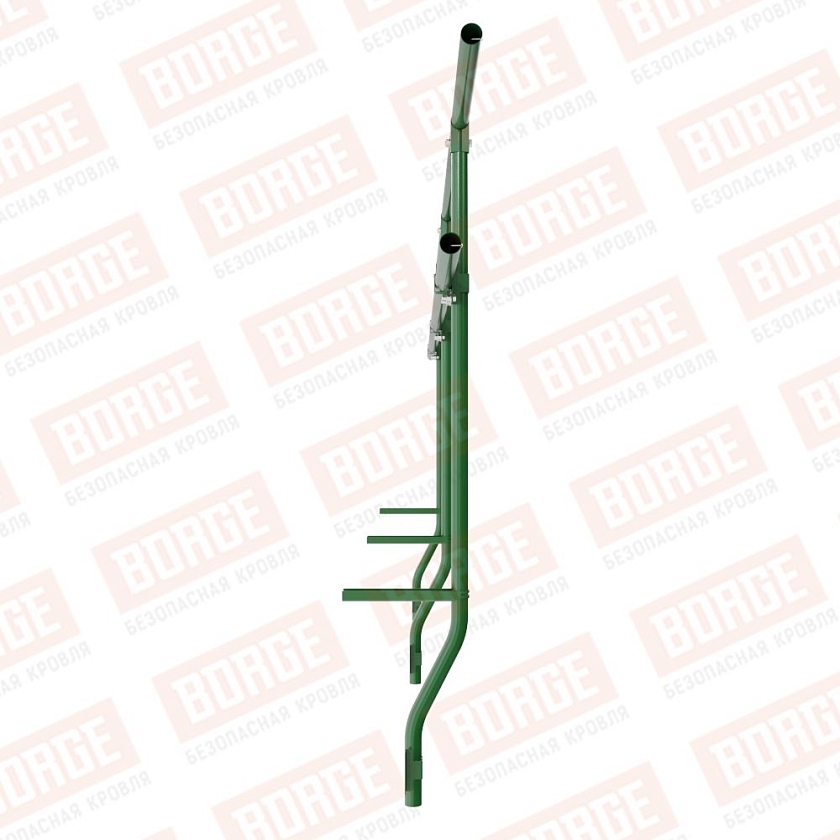 Ограждение парапетное BORGE H-90см, 3м, лиственно-зеленый (RAL 6002)