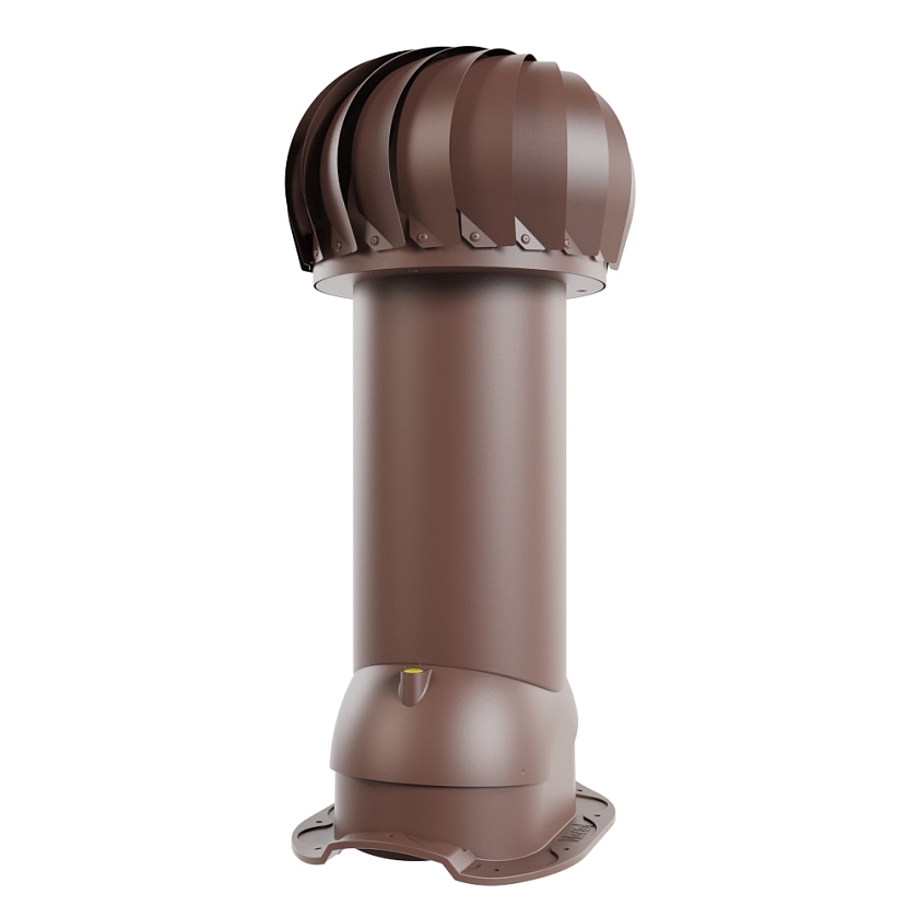 Роторная вентиляция Viotto, для МЧ Адаманте, d-150мм, неутепленная, коричневый шоколад (RAL 8017)