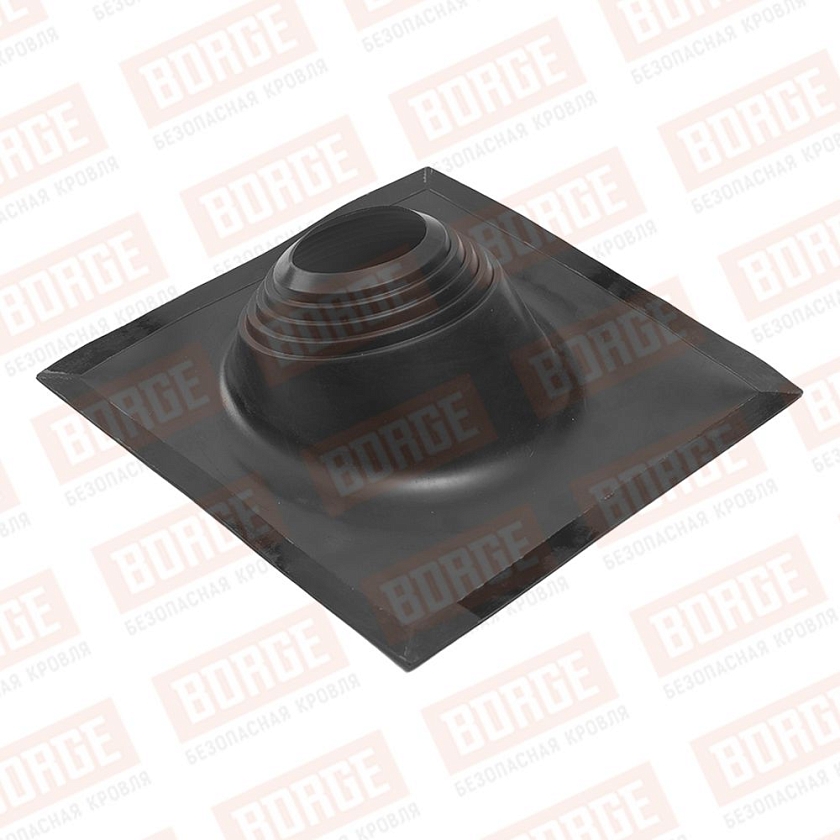 Проходка кровельная угловая №2 d180х280 цв. черный