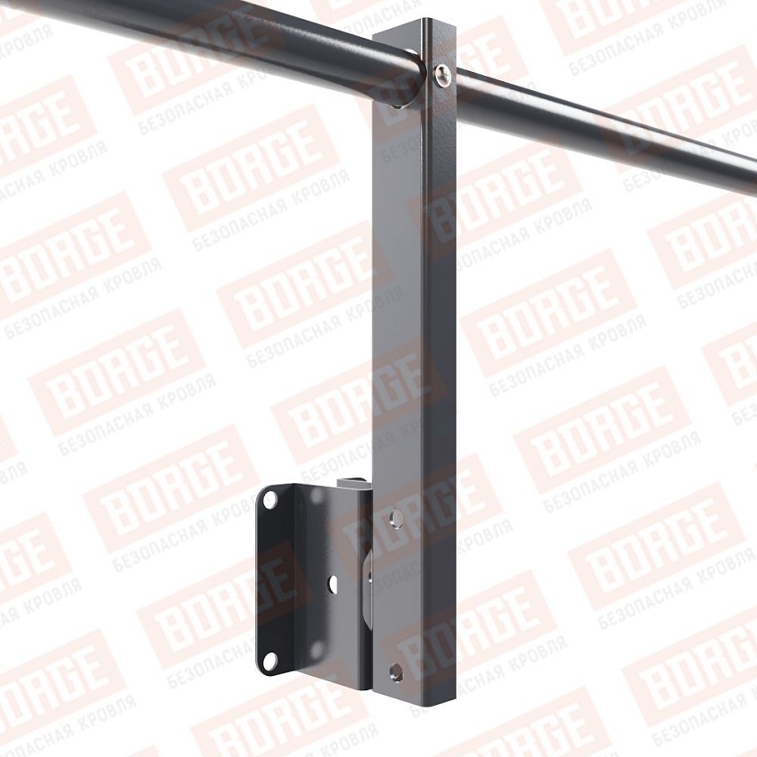 Ограждение парапетное NewLine H-30см, 3м, серый графит (RAL 7024)