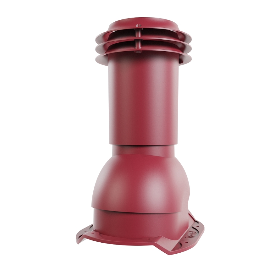 Выход вентиляции канализации Viotto, для МЧ Каскад, красное вино (RAL 3005)