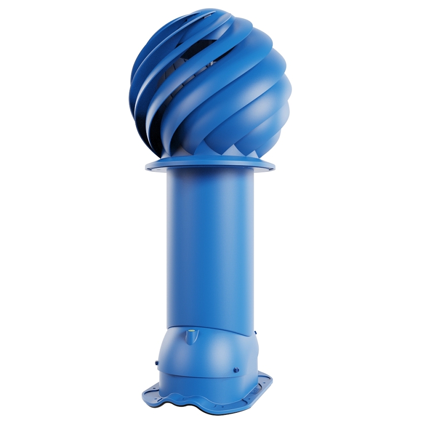 Роторная вентиляция Viotto, для МЧ Финнера, d-150мм, утепленная, сигнально-синий (RAL 5005)