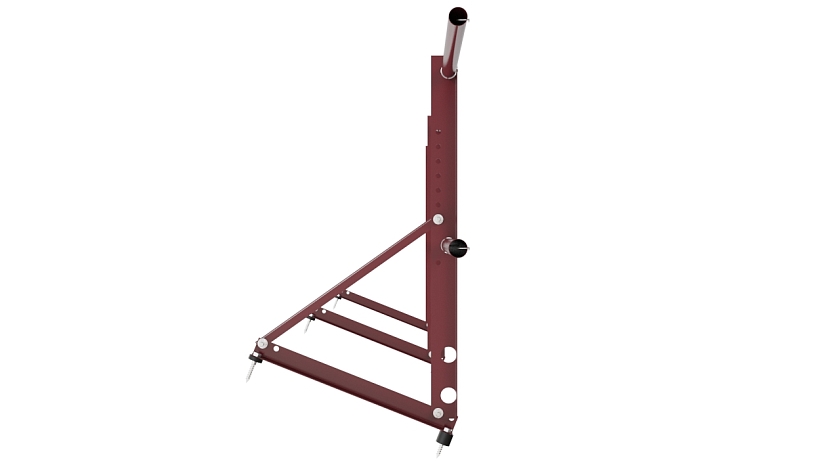 Ограждение кровельное NewLine H-60см, 3м, красное вино (RAL 3005)