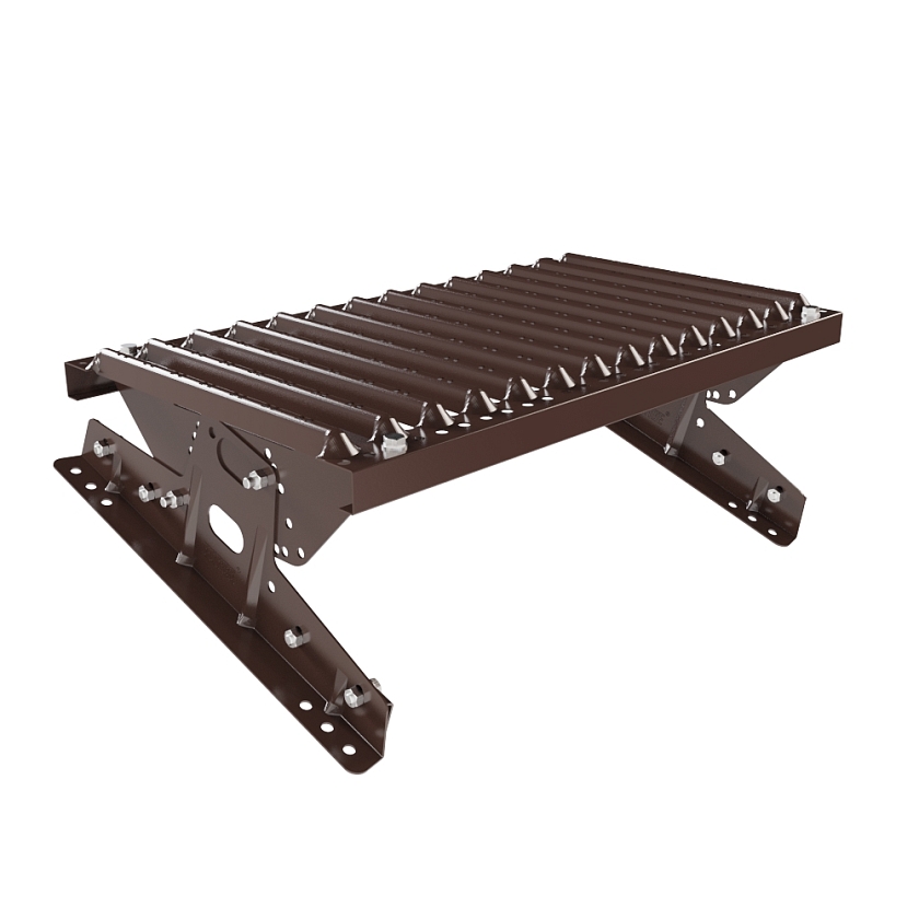 Ступень кровельная BORGE, для фальцевой кровли, коричневый шоколад (RAL 8017 matt)