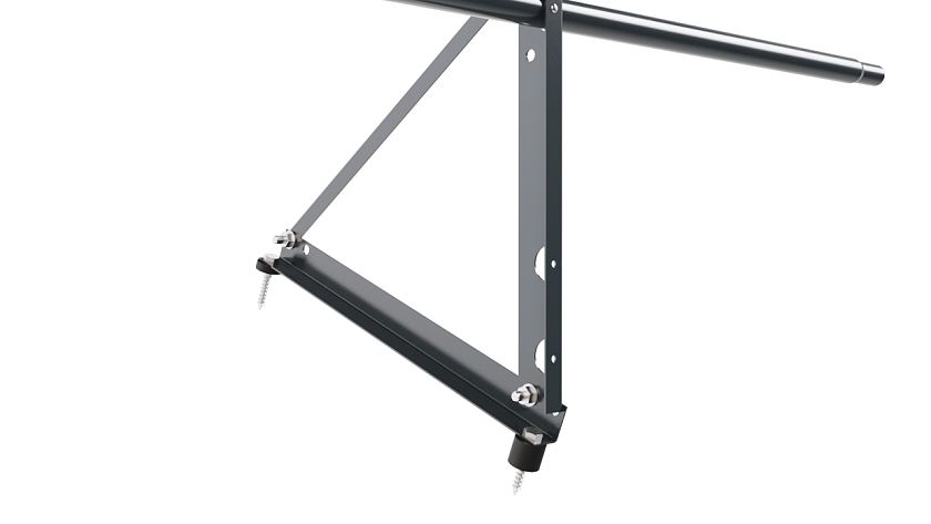 Ограждение кровельное NewLine H-60см, 3м, антрацитово-серый (RAL 7016)