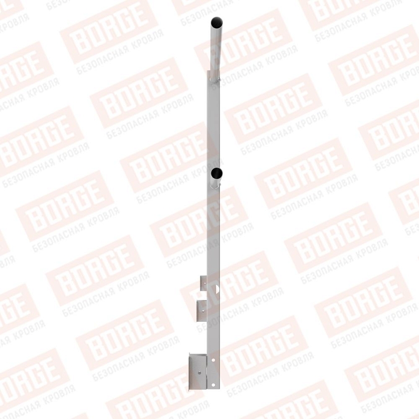 Ограждение парапетное NewLine H-90см, 3м, сигнально-серый (RAL 7004)