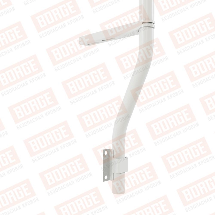 Ограждение парапетное BORGE H-60см, 3м, сигнально-белый (RAL 9003)