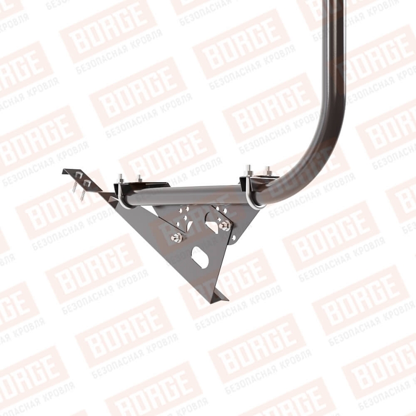 Ограждение кровельное BORGE H-120см, 3м, для черепичной кровли, окрашенный (NL-805)