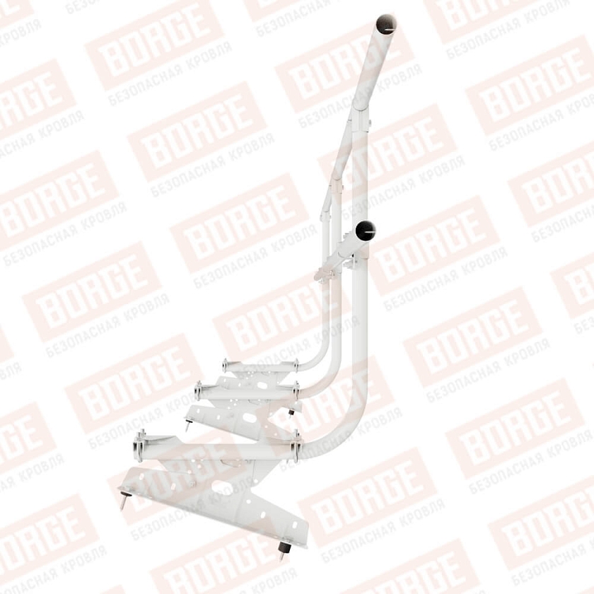 Ограждение кровельное BORGE H-90см, 3м, сигнально-белый (RAL 9003)