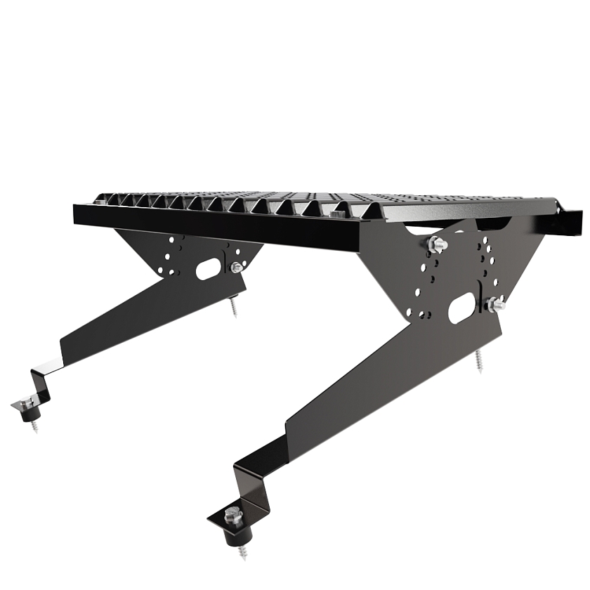 Ступень кровельная BORGE, для МЧ с высокой ступенькой, чёрный (RAL 9005), 350мм