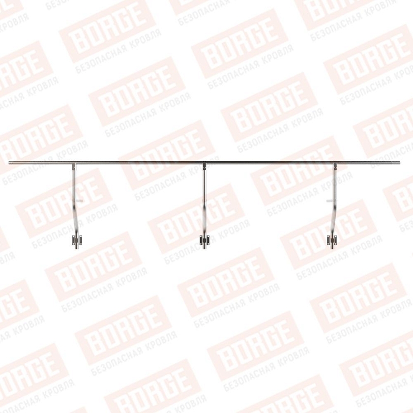 Ограждение парапетное BORGE H-30см, 3м, цинк