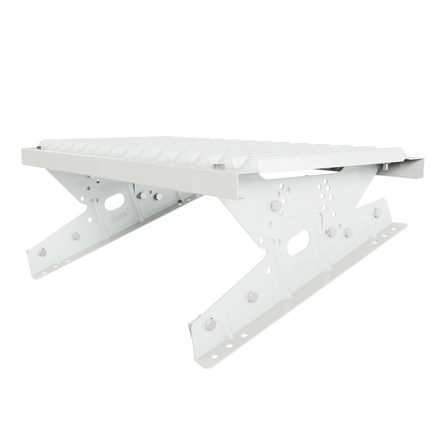 Ступень кровельная BORGE, для фальцевой кровли, сигнально-белый (RAL 9003)