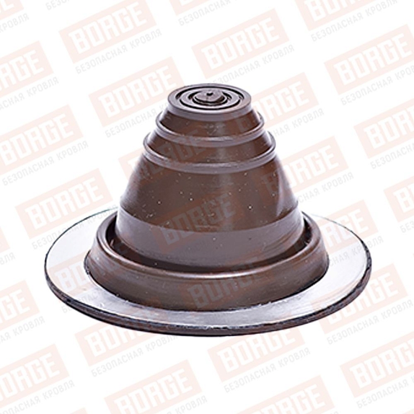 Проходка кровельная прямая №1 d6-50 мм, цв. коричневый