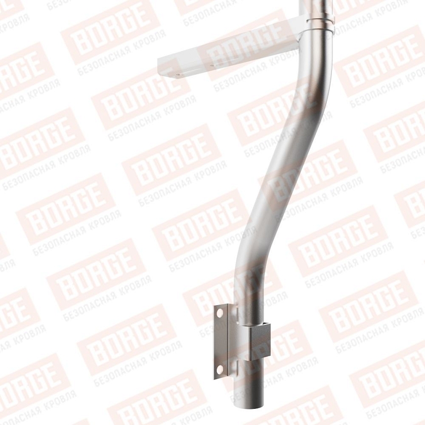 Ограждение парапетное BORGE H-30см, 3м, цинк