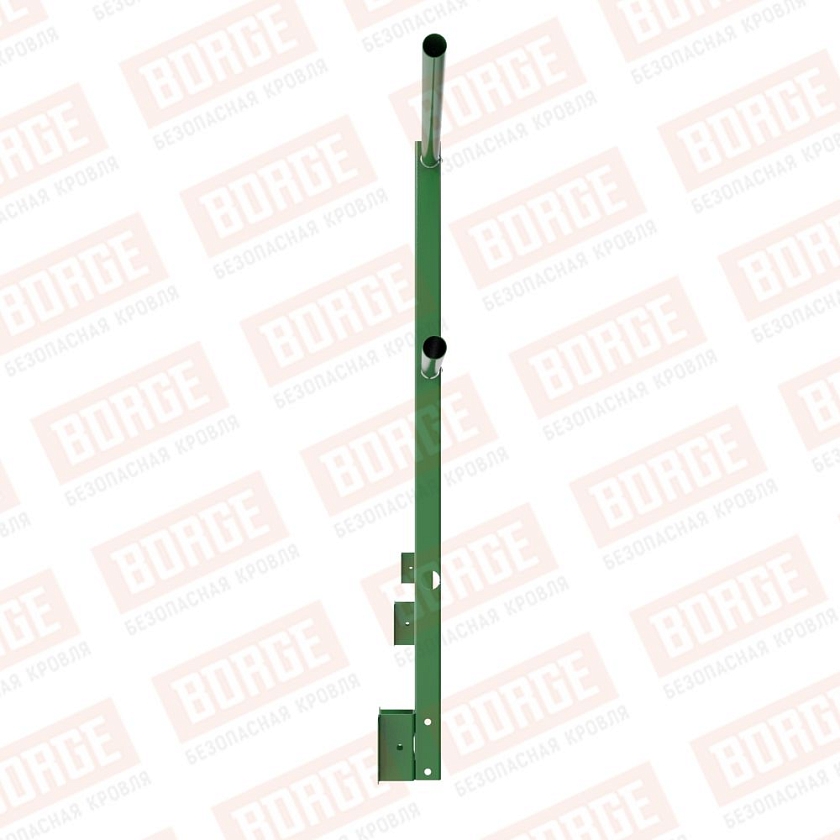 Ограждение парапетное NewLine H-90см, 3м, лиственно-зеленый (RAL 6002)