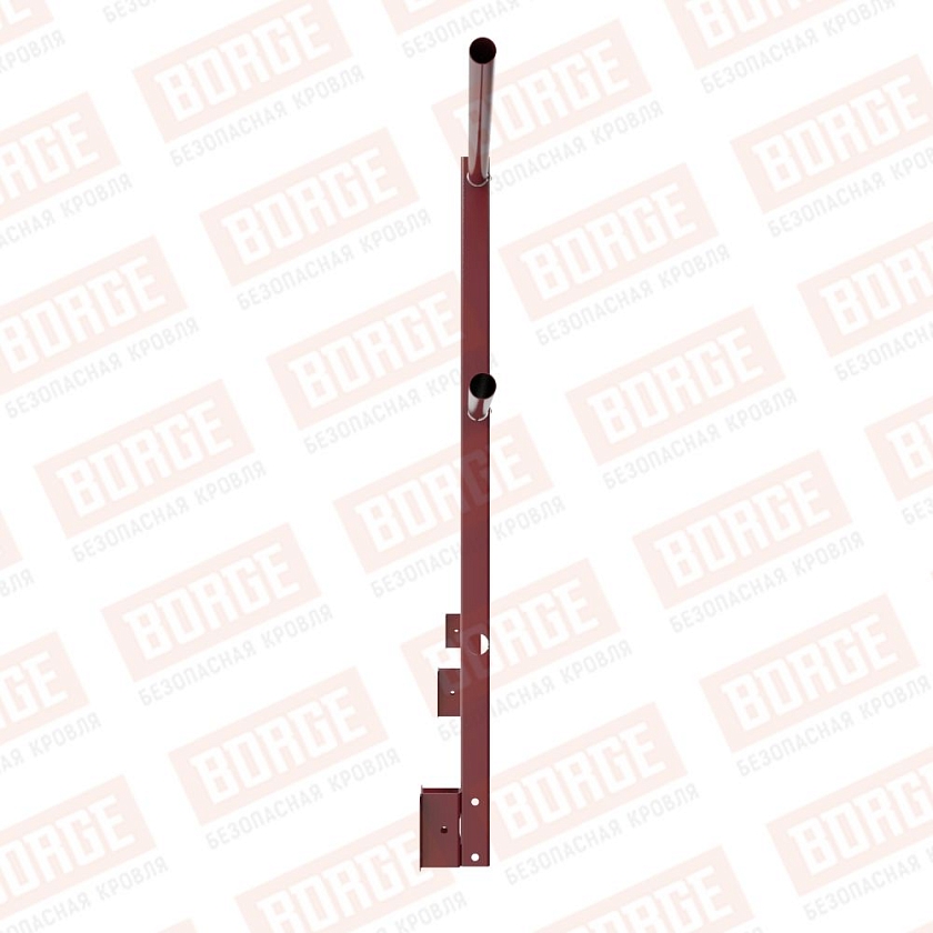 Ограждение парапетное NewLine H-90см, 3м, красное вино (RAL 3005)