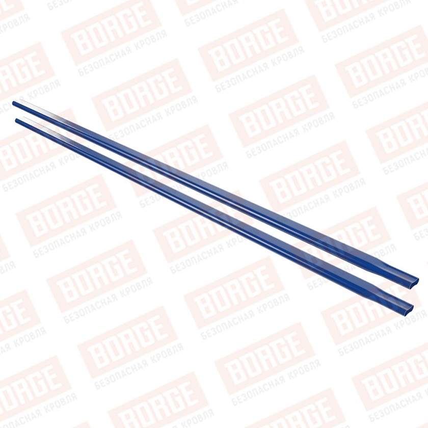 Труба снегозадержателя Русский Рубеж 40х20х1500, сигнально-синий (RAL 5005)