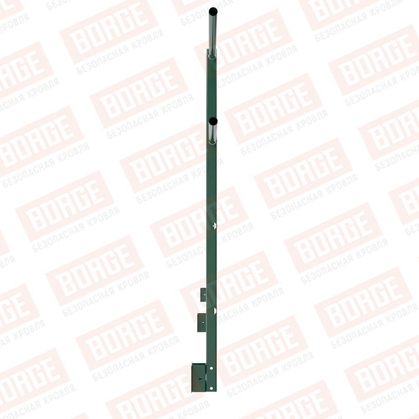 Ограждение парапетное NewLine H-120см, 3м, зеленый мох (RAL 6005)