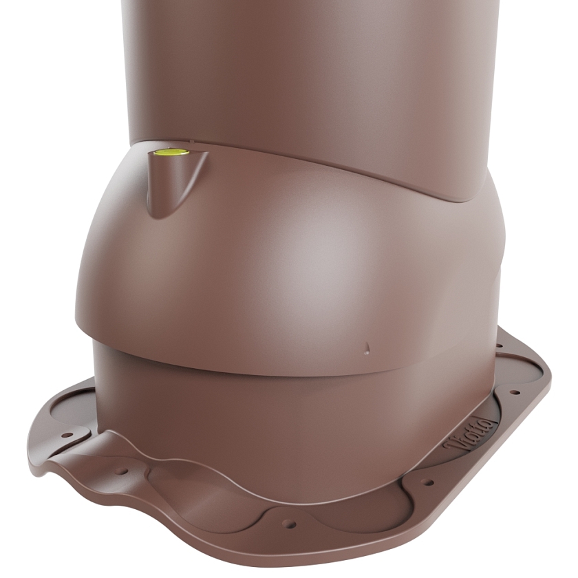 Роторная вентиляция Viotto, для МЧ Финнера, d-150мм, неутепленная, коричневый шоколад (RAL 8017)