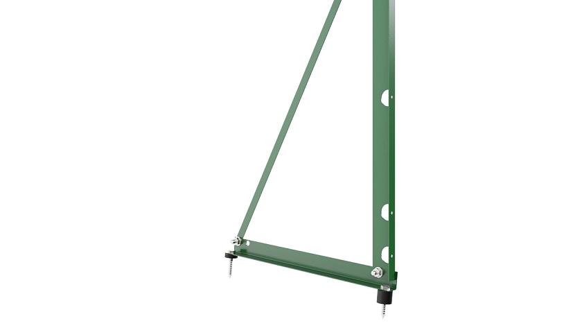 Ограждение кровельное NewLine H-90см, 3м, лиственно-зеленый (RAL 6002)