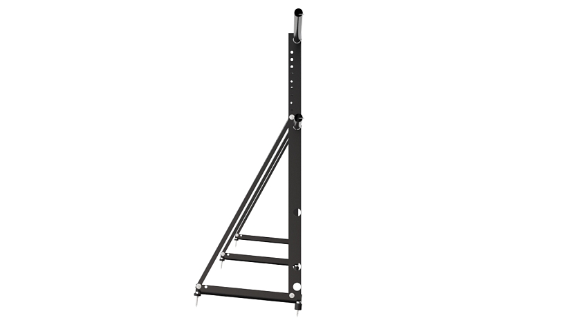 Ограждение кровельное NewLine H-90см, 3м, чёрный (RAL 9005)