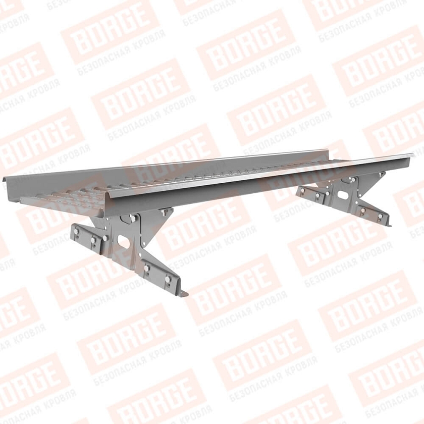 Мостик переходной BORGE 1,5м, для фальцевой кровли, сигнально-серый (RAL 7004)