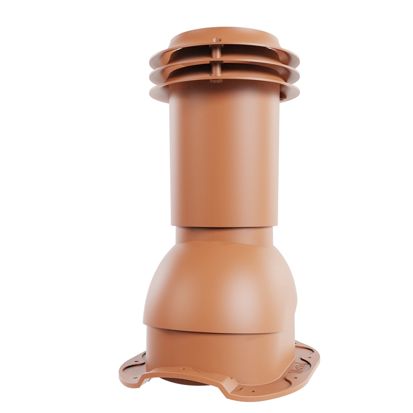 Выход вентиляции канализации Viotto, для МЧ Адаманте, терракотовый (RAL 8004)