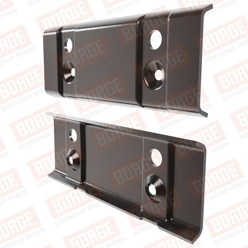 Контрпластина BORGE, серо-коричневый (RAL 8019)