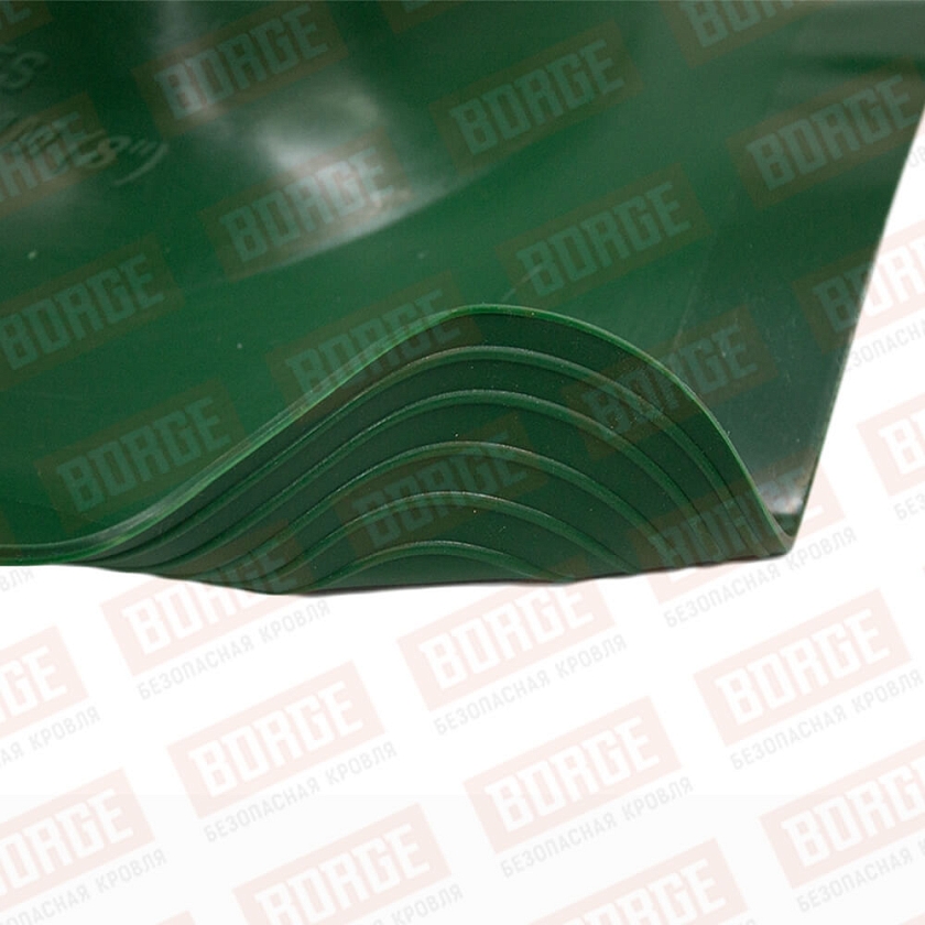 Проходка кровельная угловая №1 BORGE (d=75-200, 420х420mm, RAL 6005 зеленый), силикон