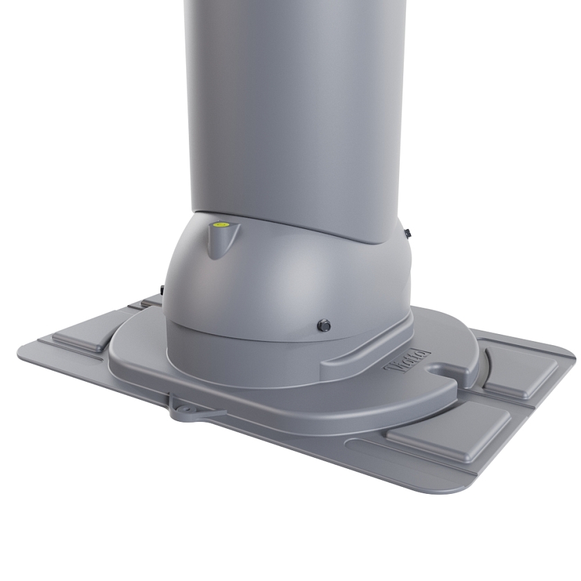 Роторная вентиляция Viotto Turbo, U01 D150мм, серый графит (RAL 7024)
