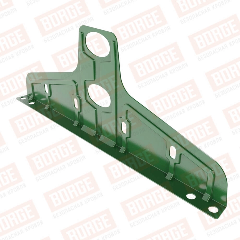 Универсальный кронштейн Русский Рубеж 20х40мм, оцинк., лиственно-зеленый (RAL 6002)