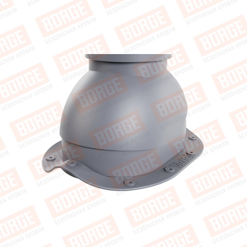 Труба вентиляционная Viotto, для МЧ Монтеррей, d-110мм, h-550мм, утепленная, серый графит (RAL 7024)