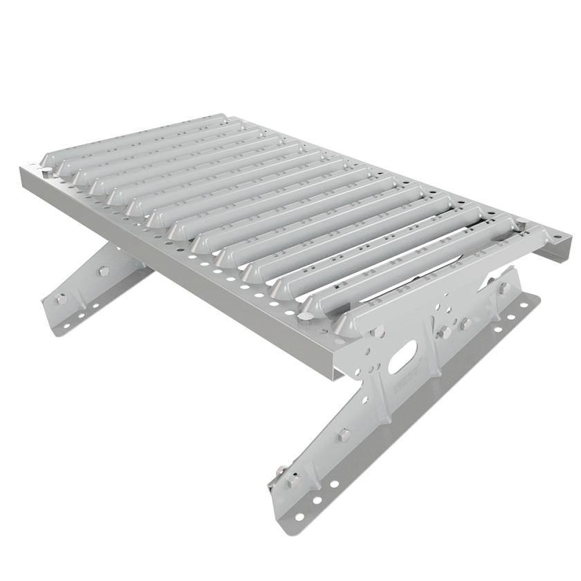 Ступень кровельная BORGE, для фальцевой кровли, бело-алюминиевый (RAL 9006)