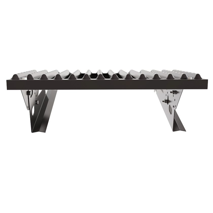 Ступень кровельная BORGE, для черепичной кровли, серо-коричневый (RAL 8019)